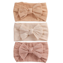 Load image into Gallery viewer, 3Pcs/Lot Cable Knit Baby Headbands For Children Elastic Baby Girl
