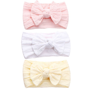 3Pcs/Lot Cable Knit Baby Headbands For Children Elastic Baby Girl