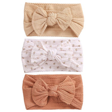 Load image into Gallery viewer, 3Pcs/Lot Cable Knit Baby Headbands For Children Elastic Baby Girl
