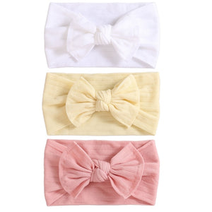 3Pcs/Lot Cable Knit Baby Headbands For Children Elastic Baby Girl