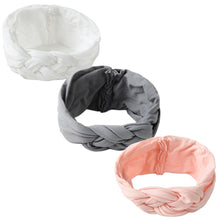 Load image into Gallery viewer, 3Pcs/Lot Cable Knit Baby Headbands For Children Elastic Baby Girl
