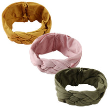 Load image into Gallery viewer, 3Pcs/Lot Cable Knit Baby Headbands For Children Elastic Baby Girl
