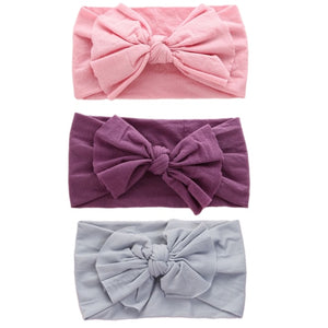 3Pcs/Lot Cable Knit Baby Headbands For Children Elastic Baby Girl