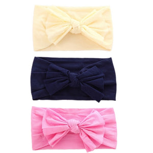 3Pcs/Lot Cable Knit Baby Headbands For Children Elastic Baby Girl