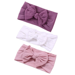 3Pcs/Lot Cable Knit Baby Headbands For Children Elastic Baby Girl