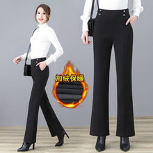 Load image into Gallery viewer, Woolen Pants Women Winter High Waisted
