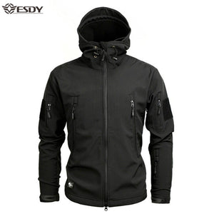 Shark Soft Shell Military Tactical Jacket Men Waterproof