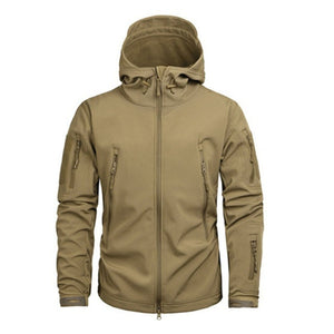 Shark Soft Shell Military Tactical Jacket Men Waterproof