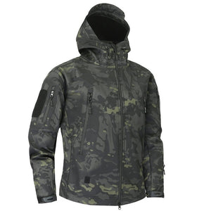 Shark Soft Shell Military Tactical Jacket Men Waterproof