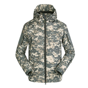 Shark Soft Shell Military Tactical Jacket Men Waterproof