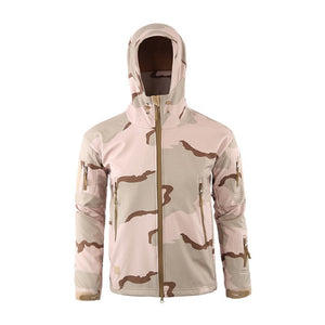 Shark Soft Shell Military Tactical Jacket Men Waterproof