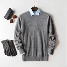 Load image into Gallery viewer, Men Cashmere Sweater Autumn Winter Soft Warm Jersey
