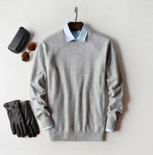 Load image into Gallery viewer, Men Cashmere Sweater Autumn Winter Soft Warm Jersey
