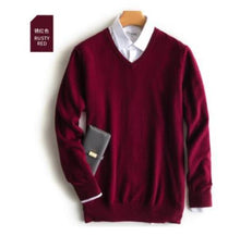 Load image into Gallery viewer, Men Cashmere Sweater Autumn Winter Soft Warm Jersey
