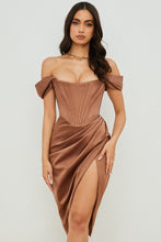 Load image into Gallery viewer, High Quality Satin Bodycon Dress Women Party Dress
