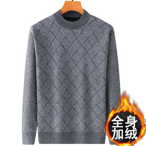 Sweater Mens Winter Thick Warm Cashmere Turtleneck