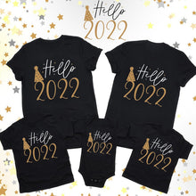 Load image into Gallery viewer, Family Matching Clothes New Year Mother Father Daughter Son Kids Tshirt Baby Bodysuit Holiday Look Outfit T-shirt Top
