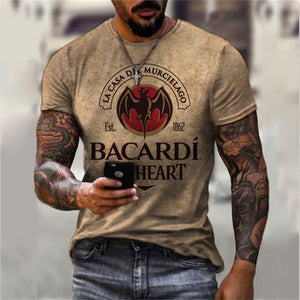 Man Fashion T shirt -shirt O-neck Casual Short Sleeve Tops Men Clothes