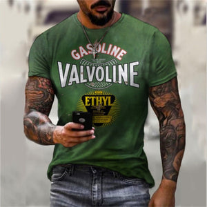 Man Fashion T shirt -shirt O-neck Casual Short Sleeve Tops Men Clothes