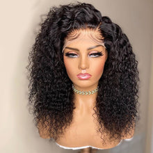 Load image into Gallery viewer, Deep Curly Lace Front Human Hair Wigs 13x6
