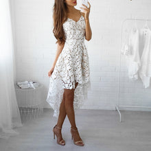 Load image into Gallery viewer, Off Shoulder Lace Patchwork Elegant Dress
