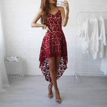 Load image into Gallery viewer, Off Shoulder Lace Patchwork Elegant Dress
