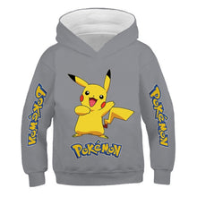 Load image into Gallery viewer, 4-14 Years Children Baby Boys Pikachu Sweatshirt Children Tops Kids Boys Girls Tops Clothes Cotton Printing Pαkemon Hoodies
