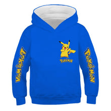 Load image into Gallery viewer, 4-14 Years Children Baby Boys Pikachu Sweatshirt Children Tops Kids Boys Girls Tops Clothes Cotton Printing Pαkemon Hoodies
