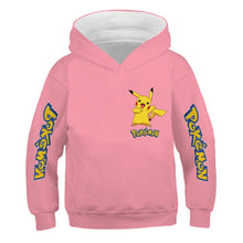 Load image into Gallery viewer, 4-14 Years Children Baby Boys Pikachu Sweatshirt Children Tops Kids Boys Girls Tops Clothes Cotton Printing Pαkemon Hoodies
