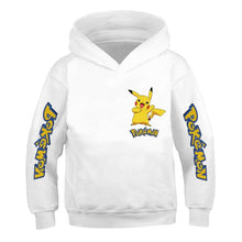 Load image into Gallery viewer, 4-14 Years Children Baby Boys Pikachu Sweatshirt Children Tops Kids Boys Girls Tops Clothes Cotton Printing Pαkemon Hoodies
