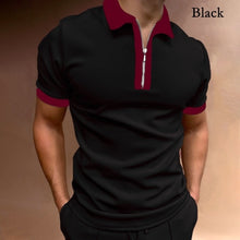 Load image into Gallery viewer, Polo Shirt Joining Together Letters Color Polo Shirts
