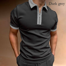 Load image into Gallery viewer, Polo Shirt Joining Together Letters Color Polo Shirts
