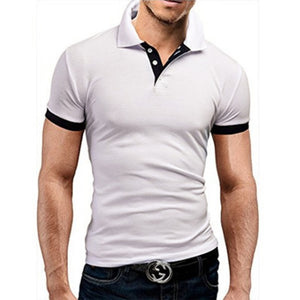 Polo Shirt Men Summer Stritching