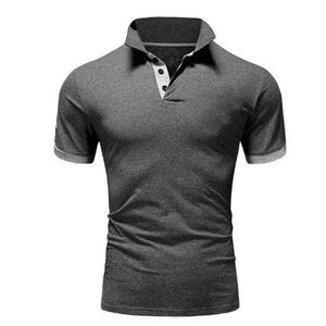 Polo Shirt Men Summer Stritching