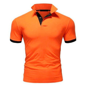 Polo Shirt Men Summer Stritching