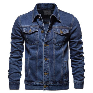 Men Denim Jackets Winter Fleece Blue Jeans Coats High Quality