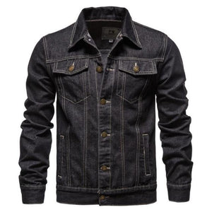 Men Denim Jackets Winter Fleece Blue Jeans Coats High Quality