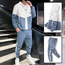 Load image into Gallery viewer, Hip Hop Casual Men 2 Piece Sets Clothes Men Streetwear Fitness Male Tracksuit
