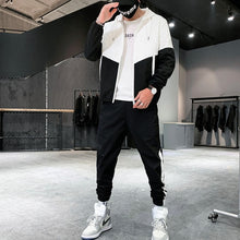 Load image into Gallery viewer, Hip Hop Casual Men 2 Piece Sets Clothes Men Streetwear Fitness Male Tracksuit
