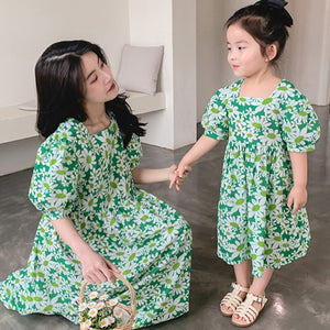 Floral Mother Daughter Dresses