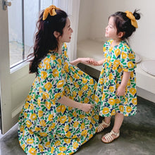 Load image into Gallery viewer, Floral Mother Daughter Dresses
