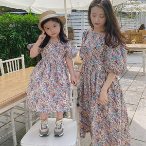 Floral Mother Daughter Dresses