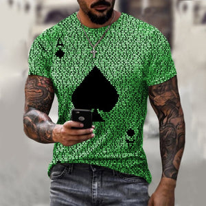 T-shirt Summer Men Street Style Round Neck Shirt