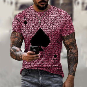 T-shirt Summer Men Street Style Round Neck Shirt