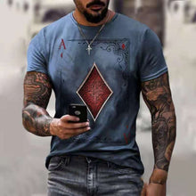 Load image into Gallery viewer, T-shirt Summer Men Street Style Round Neck Shirt
