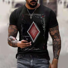 Load image into Gallery viewer, T-shirt Summer Men Street Style Round Neck Shirt
