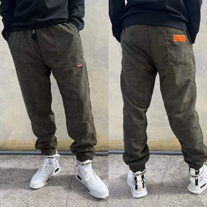 Elastic Waist Corduroy Pants Fashion Streetwear Outdoor