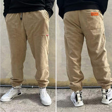 Load image into Gallery viewer, Elastic Waist Corduroy Pants Fashion Streetwear Outdoor
