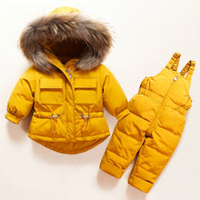 Load image into Gallery viewer, Winter Children Clothing Set Baby Boy Girl Clothes Warm Down Jacket
