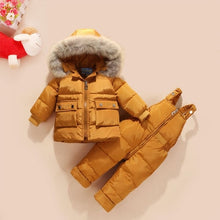 Load image into Gallery viewer, Winter Children Clothing Set Baby Boy Girl Clothes Warm Down Jacket
